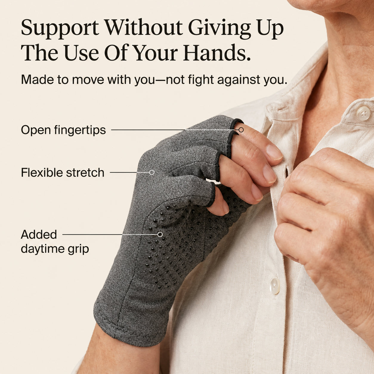 OpenHand™ Day+Night Compression Gloves